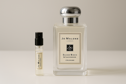 Jo Malone Silver Birch & Lavender Cologne parfymeprøver