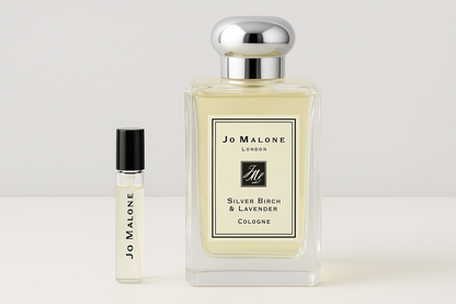Jo Malone Silver Birch & Lavender Cologne parfymeprøver