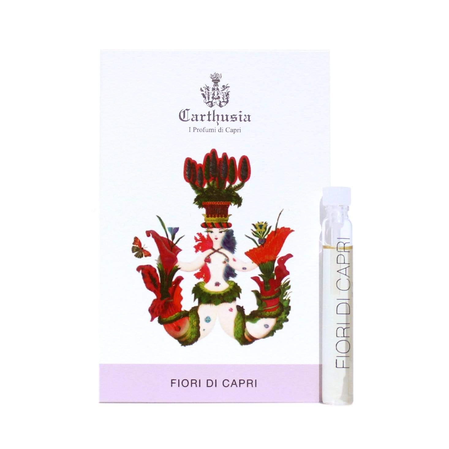 offisiell parfymeprøve av Carthusia Fiori di Capri størrelse 2ml 0,06 oz.