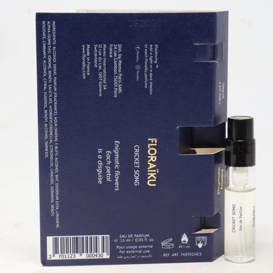 offisiell parfymeprøve av Floraiku Cricket Song-dufter 1,5 ml