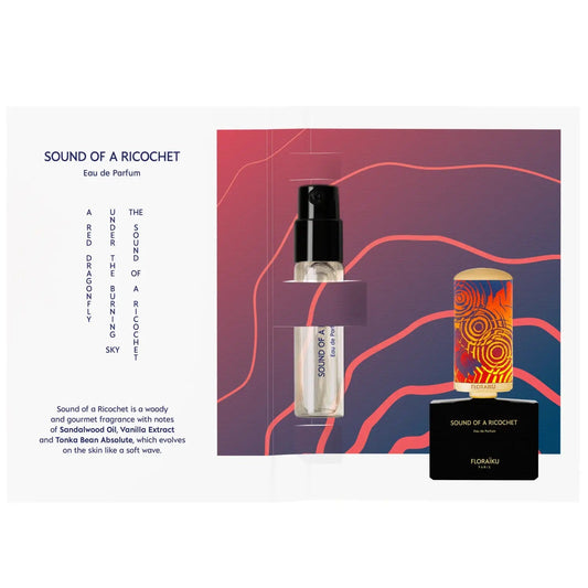 offisiell parfymeprøve av Floraiku Sound OF A Ricochet duft 1,5 ml