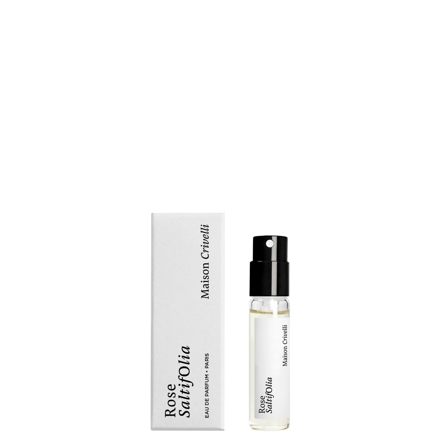 offisiell parfymeprøve av Maison Crivelli Rose Saltifolia 1,5 ml 0,05 fl.oz.