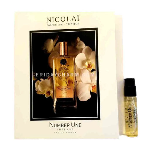 offisielle parfymeprøver av Nicolai Number One Intense duft 1,8 ml 0,07 oz. parfymetester