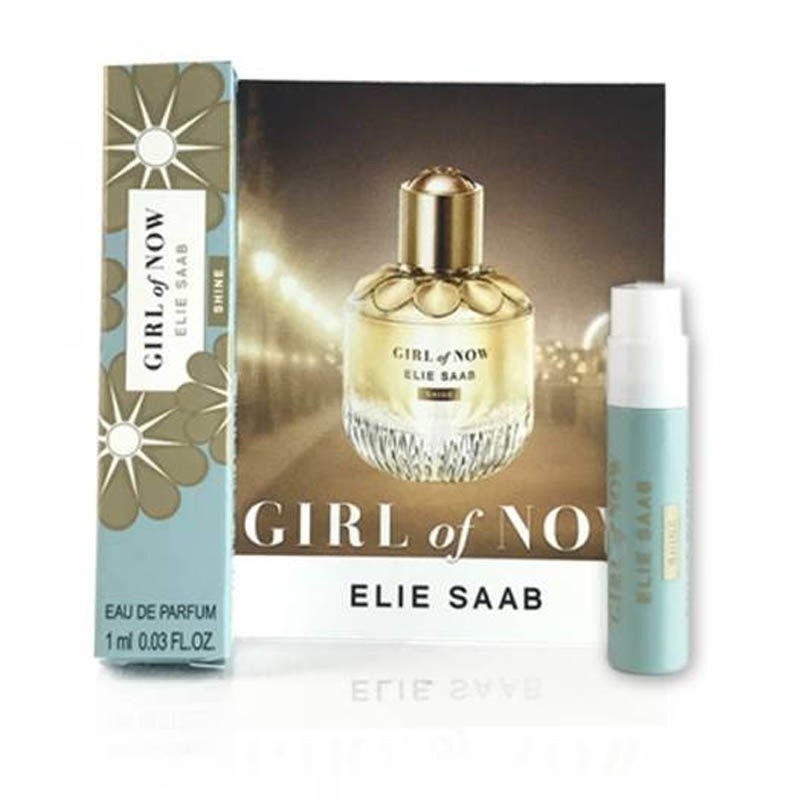 Elie Saab Girl of Now Shine 1ml 0.03 fl.oz virallinen hajuvesinäyte, Elie Saab Girl of Now Shine 1ml 0.03 fl.oz oficjalna próbka parfyme, Elie Saab Girl of Now Shine 1ml 0.03 fl.oz officiellt parfymprov, Elie Saab officiell 1ml-prøve, Elie Saab 1ml o