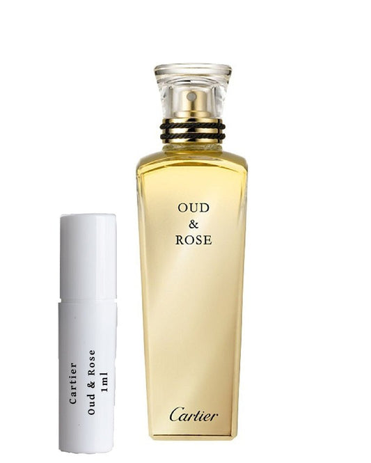 Cartier Oud & Rose prøve hetteglass spray 1ml