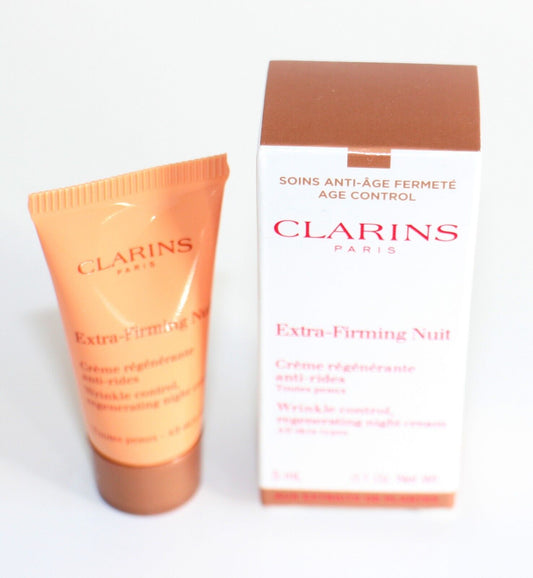 Clarins Extra-Firming Nuit Mini hudpleieprøve 5ML 0,1 oz. For tørr hud