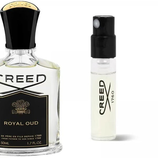 Oppgrader duftspillet ditt med den luksuriøse Creed Royal Oud edp. Prøv det med den offisielle 2ml 0,06 fl. oz. parfymeprøve før du forplikter deg til flasken i full størrelse. Løft sansene dine med denne fantastiske duften.