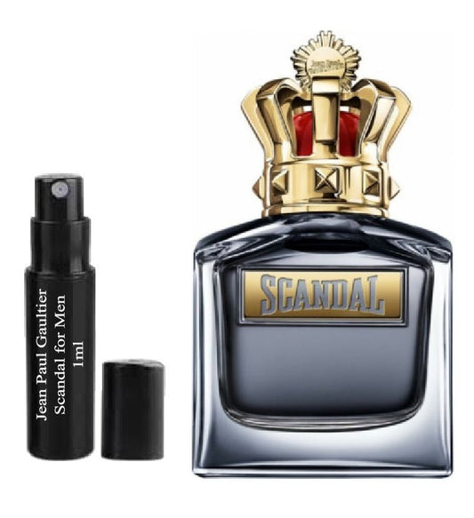 Jean Paul Gaultier Scandal for Men 1ml 0,03 fl. o.z. parfymeprøve, Jean Paul Gaultier Scandal for Men 1ml 0,03 fl. o.z. 液量オンス公式香水サンプル, Jean Paul Gaultier Scandal for Men 1ml 0,03 fl. o.z. парфюмна проба, Jean Paul Gaultier Scandal for Men 1ml 0,03 fl