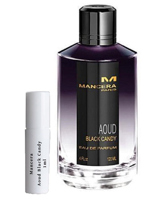 Mancera Aoud Black Candy prøve hetteglass spray 1ml