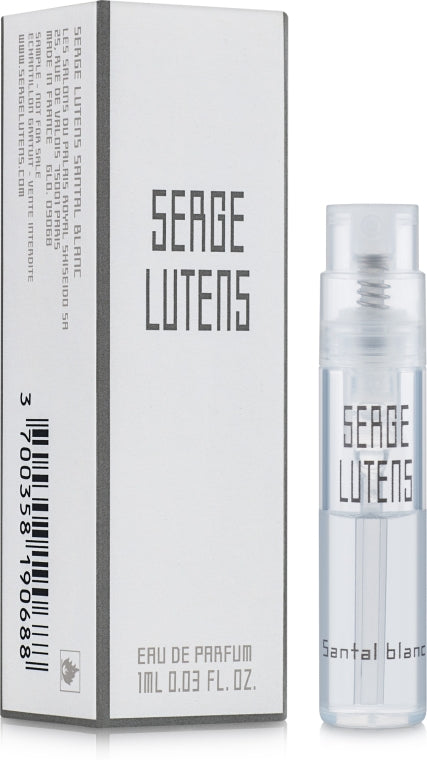 Serge Lutens Santal Blanc 1ml 0,03 fl. oz. offisielle duftprøver