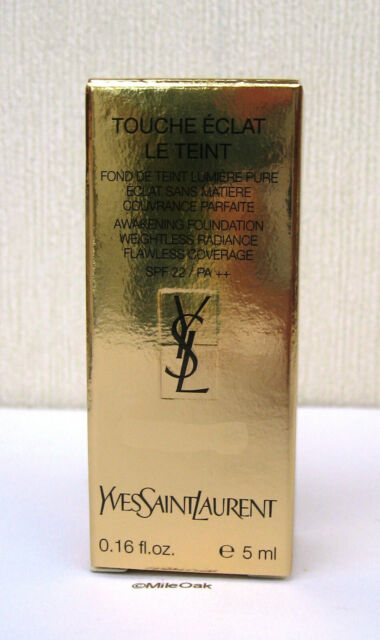 Yves Saint Laurent Touche Eclat Foundation 5ml 0,16 fl. oz. hudpleieprøve Shade BD 25 varm beige
