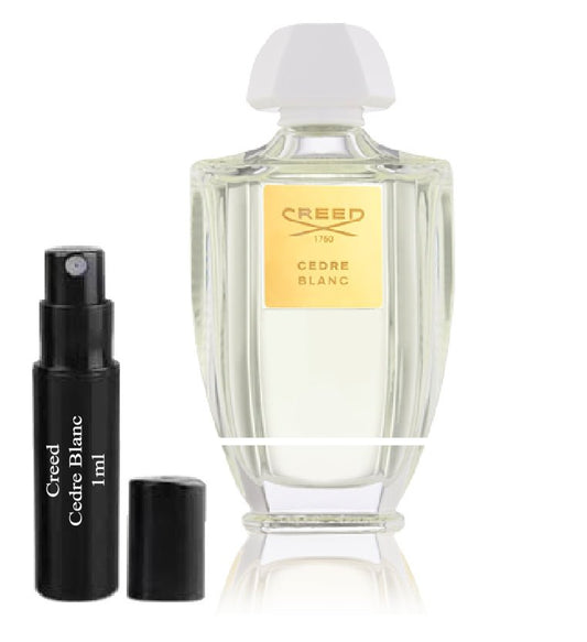 Creed Cedre Blanc 1ml 0,03 fl. o.z. parfymeprøve, Creed Cedre Blanc 1ml 0,03 fl. o.z. 液量オンス公式香水サンプル, Creed Cedre Blanc 1ml 0,03 fl. o.z. парфюмна проба, Creed Cedre Blanc 1ml 0,03 fl. o.z. échantillon de parfum, Creed Cedre Blanc 1ml 0,03 fl. o.z. ha